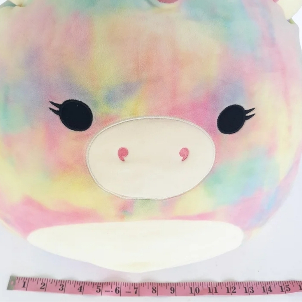 Squishmallow Unicorn Tie Dye Multicolor 18 Inch - Picture 8 of 8